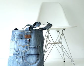 Jeans bag, denim bag, jeans tote bag,beach bag, canvas bag,denim tote,shopping bag, shopper,handbag, bag, shoulder