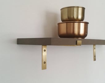 Brass Brackets for Wall shelf