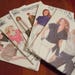 Package Deal: Five Vintage Blouse Patterns (Simplicity 9925, 9717, & New Look 6250, 6081, 6424) (Sizes 8-10-12-14)
