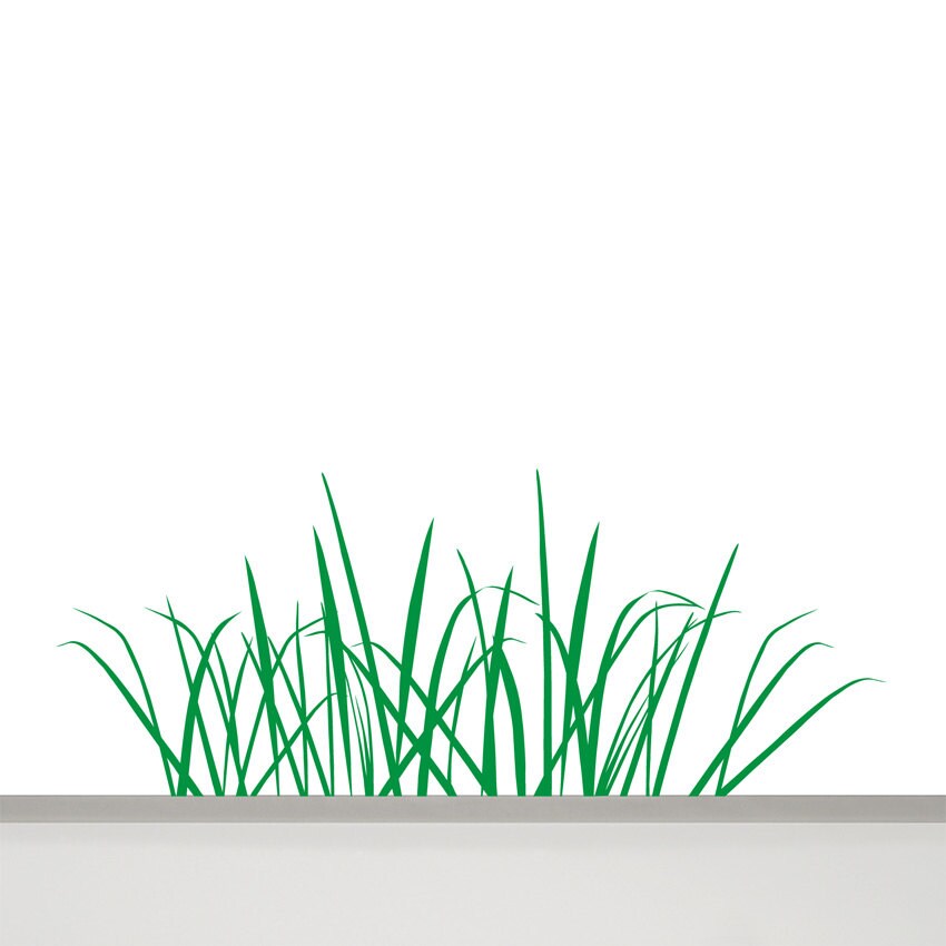 Grass Wall Decal border Grass Decal Grass Wall Art Grass