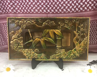 Vintage Japanese Brass Incense Burner/Ashtray