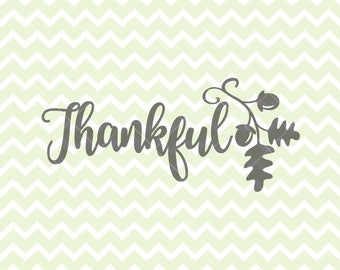 Thankful SVG & PNG, Thanksgiving SVG, Thanksgiving Clipart, 99 Cent, Fall Clipart, Fall svg, Commercial Use Clipart, Cricut Explore
