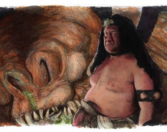 Star Wars- Return of the Jedi - Rancor Keeper Poster Print