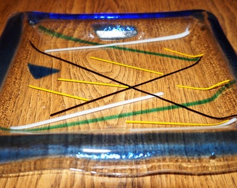 Fused Glass Serving Plate