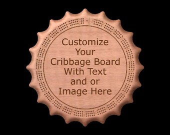 Custom Personalized Cribbage Board