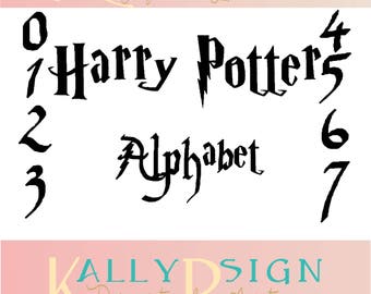Download Potter monogram font | Etsy
