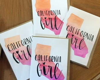 California Girl-- prints or cards