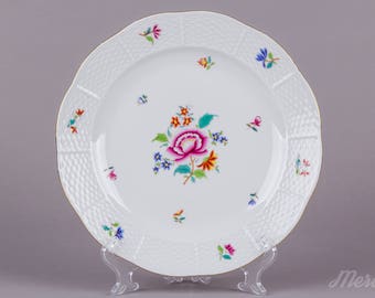 Herend Nanking Bouquet Multicolor Dinner Plate