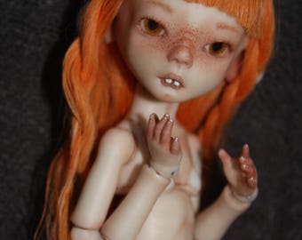 Porcelain BJD Ball jointed doll mouse "Lusha" by Olesya Kudryashova.