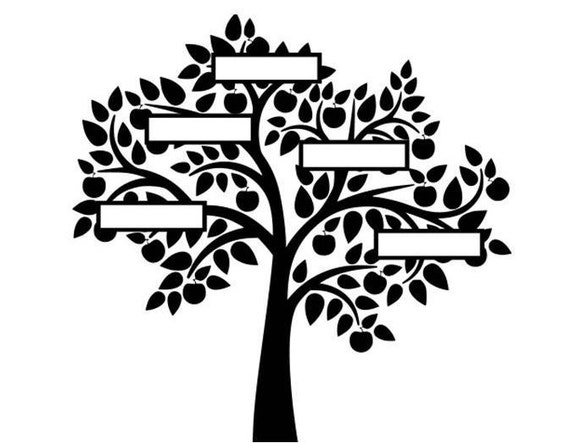 Family tree svg family tree svg dxf cricut silhouette