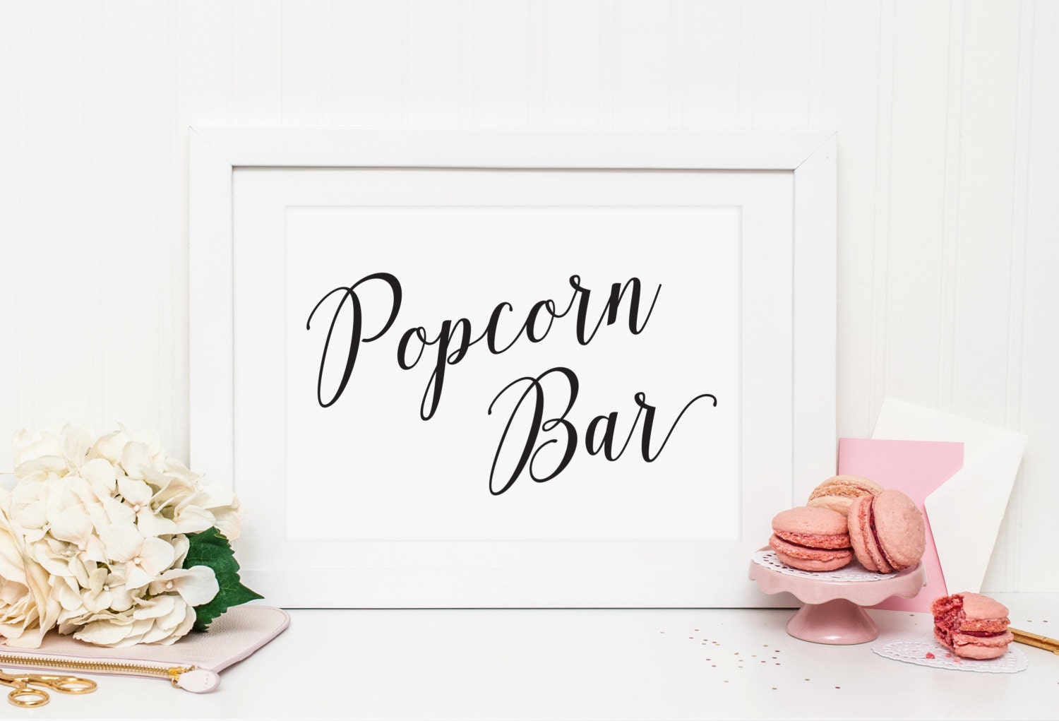 Wedding Popcorn Bar Sign Wedding popcorn Sign Wedding