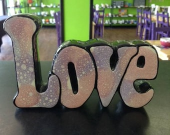 Love Word Decorative Plaque Love Word Decorative Plaque
