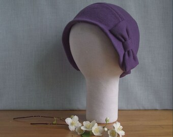 MADE TO MEASURE Extra Large Cloche Hat with Big Bow