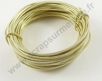 Aluminum wire Ø 2 mm - Pearl - x 10 m