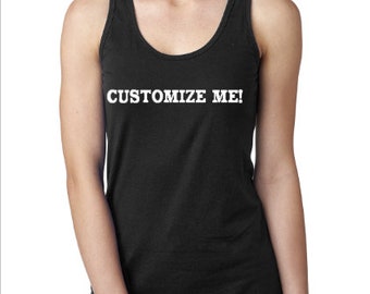 Custom Racer Back Tank Top