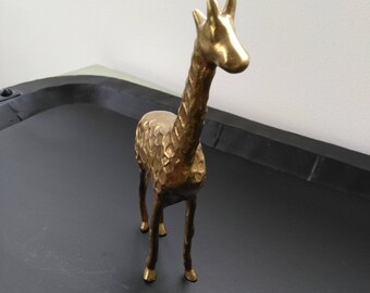 Vintage brass giraffe. Vintage brass giraffe