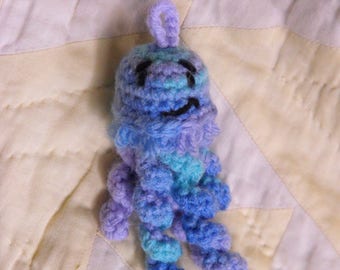 amigurumi jelly fish, amigurumi sea jelly, crocheted jelly fish, handmade jelly fish, little mini jelly fish