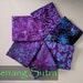 FREE DOMESTIC POSTAGE Fat Quarter Packs x 6 Pieces Batik Cotton Quilting Craft Fabric - "Bright Earth"