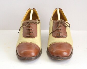 woman shoe SARTORE bicolor Vintage French