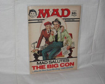 vintage 1974 mad magazine with the sting on the cover