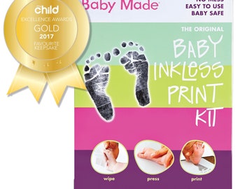 Baby Inkless Print Hand and Footprint Kit