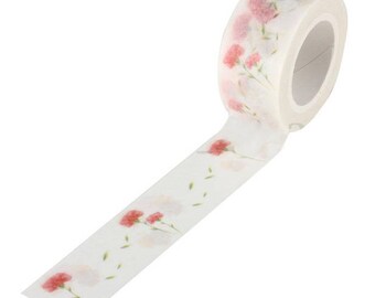 Roll of masking tape with Washi tape poppy - poppies