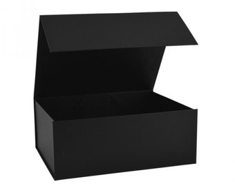 Black Magnetic Gift Boxes Available In 4 Different Sizes - Gift Packaging
