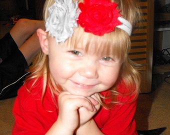 Design your own Shabby Flower Headbands. Choose your colors and patterns. Made to order