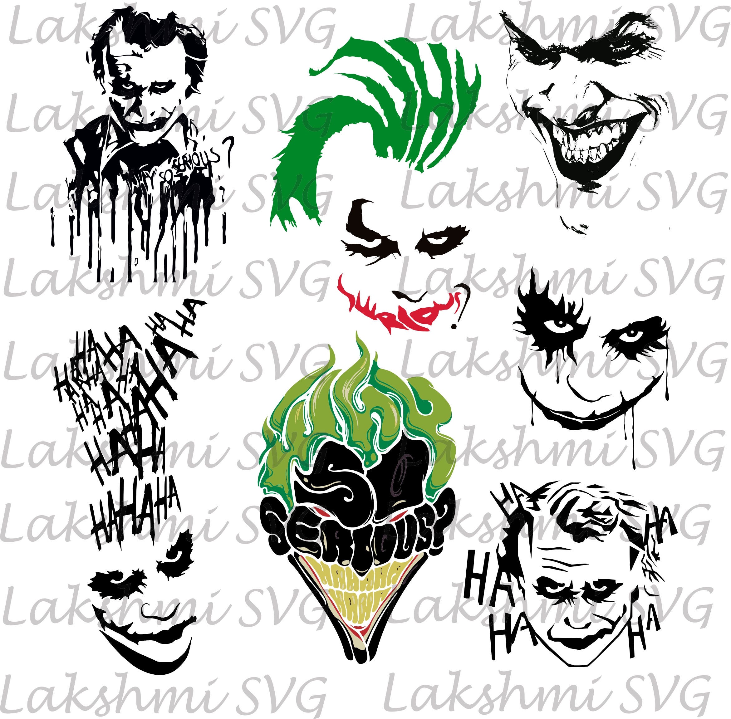 Download Joker svg joker heath ledger SVGso serius svgSilhouette