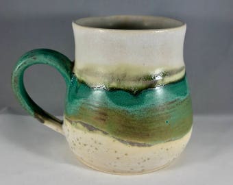 12 oz Handmade Pottery Mug, Clay Mug, Stoneware Mug, Handmade Mug, Pottery Coffee Mug, Handmade Coffee Mug, Coffee Cup, Stoneware Coffee Cup