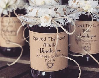 Spread the Love with JAM...wedding favours