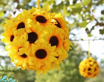 Sunflower Kissing Ball