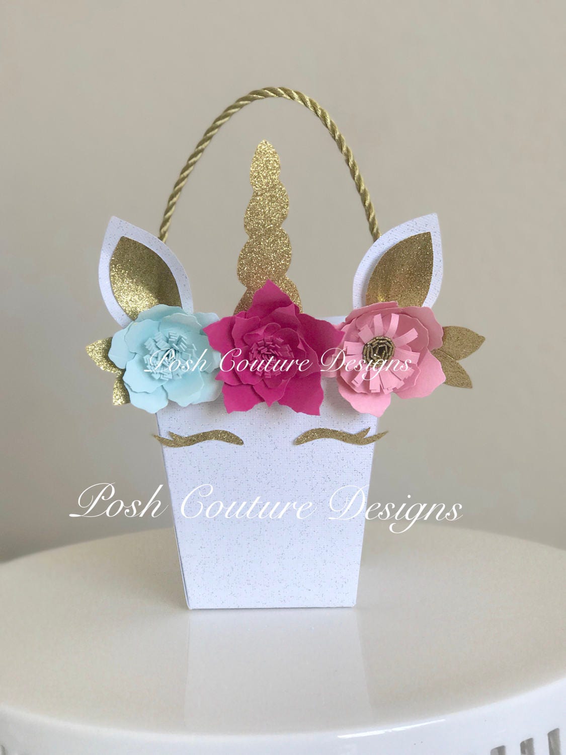 Unicorn Goodie Bag/ Unicorn Favor Box/ Unicorn Party/ Unicorn