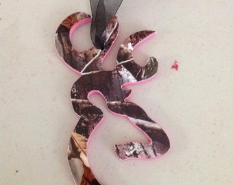 Deer Rear View Mirror Decor