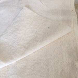 Cotton Natural Batting Fabric Material --1/2 yard--45" Wide
