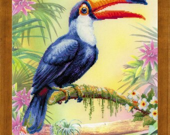 Toucan cross stitch kit by RIOLIS Ref. no.: 0077 PT