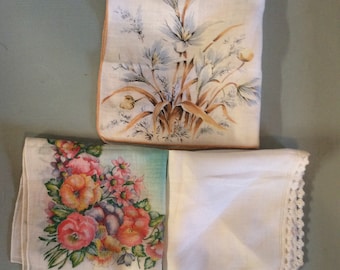 Vintage Handkerchief for something old something blue