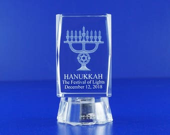 Hanukkah (12 PCS) Jewish Holiday Personalize Custom Etched Laser Engraving 085L