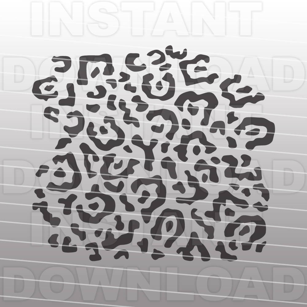 Leopard Print SVGCheetah Print SVGPattern SVG-Cutting