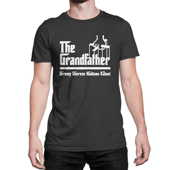 The Grandfather Personalized Custom Tee Tshirt Shirt