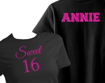 Sweet 16 shirt | Etsy