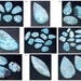 Caribbean Larimar Sky Blue Larimar Cabochon Natural Gemstone Wholesale Lot Mix Shape Loose Gemstones For Jewelry Making Mother's Day Gift