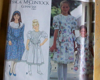 Simplicity 8253 Jessica McClintock Gunne Sax Girls dress Sewing Pattern