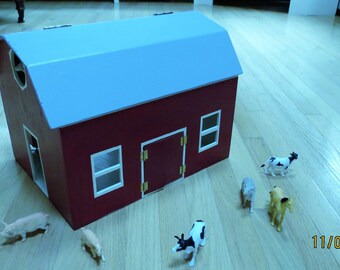 Small Wooden Barn or Farm House