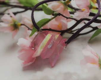 Cluster Crystal Necklace