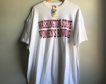 90s Washington State Rowing T-shirt - XL