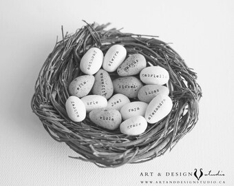 Gifts for Mom from Daughter, Unique Gift Ideas for Her, Gifts for Sister, Gifts Ideas for Mom, Custom Mothers Nest Personalized Print