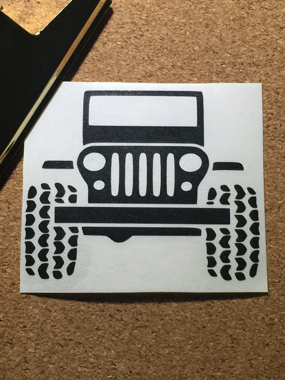 Jeep Decal Yeti Decal Car Decal Stainless Steel Tumbler
