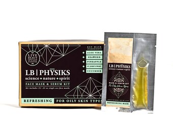 Refreshing Face Mask & Serum Kit - For Oily Skin Types