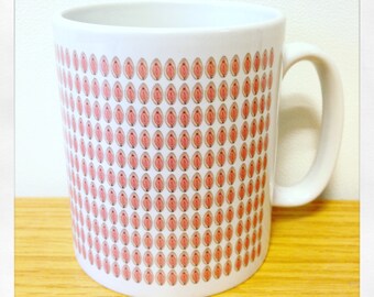 Teenie Vagina Vulva Illustrated Earthenware Mug